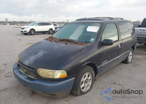 1999 Nissan Quest Gle/Gxe/Se from USA, damaged, VIN 4N2XN11T7XD810448
